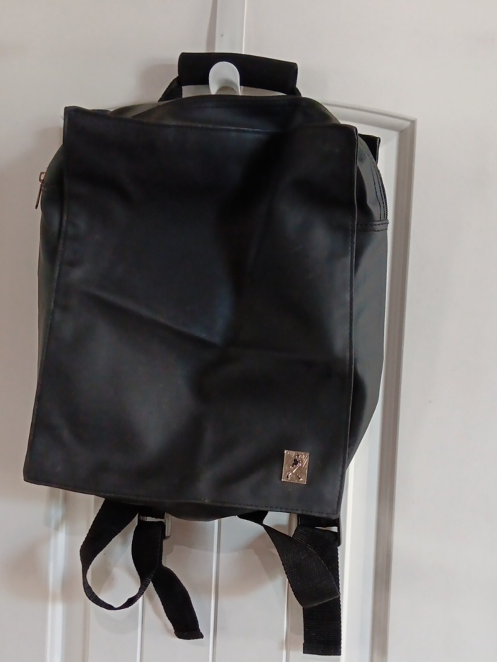 Johnnie Walker Black Waterproof Rubber Backpack Rucksack Minimalist Techwear